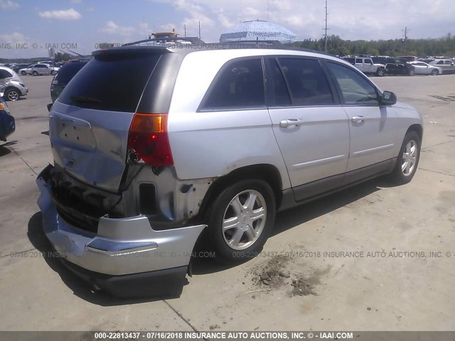 2C4GF68445R386572 - 2005 CHRYSLER PACIFICA TOURING SILVER photo 4