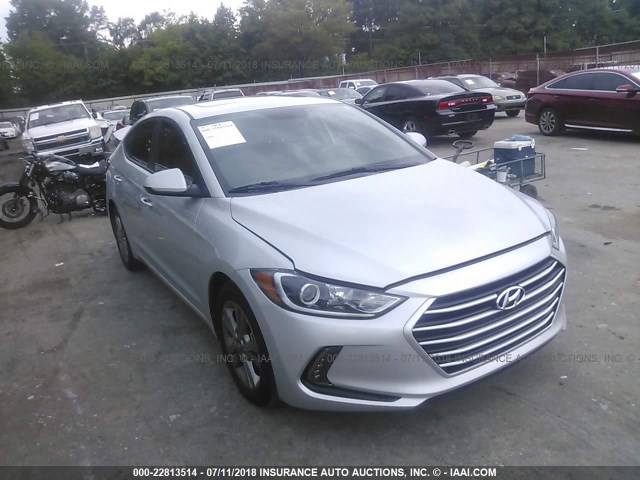 5NPD84LF5JH262781 - 2018 HYUNDAI ELANTRA SEL/VALUE/LIMITED SILVER photo 1