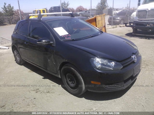 WVWAA7AJ2AW093104 - 2010 VOLKSWAGEN GOLF BLACK photo 1