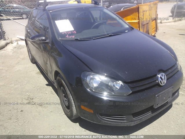 WVWAA7AJ2AW093104 - 2010 VOLKSWAGEN GOLF BLACK photo 6