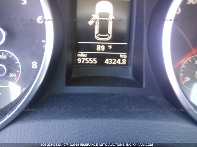 WVWAA7AJ2AW093104 - 2010 VOLKSWAGEN GOLF BLACK photo 7