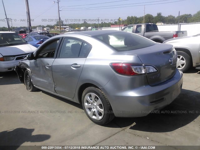 JM1BL1TG2D1850503 - 2013 MAZDA 3 I SILVER photo 3