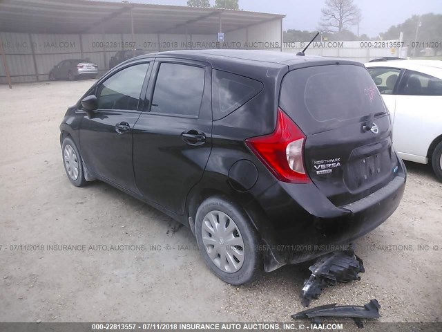 3N1CE2CP7FL430934 - 2015 NISSAN VERSA NOTE S/S PLUS/SV/SL/SR BLACK photo 3