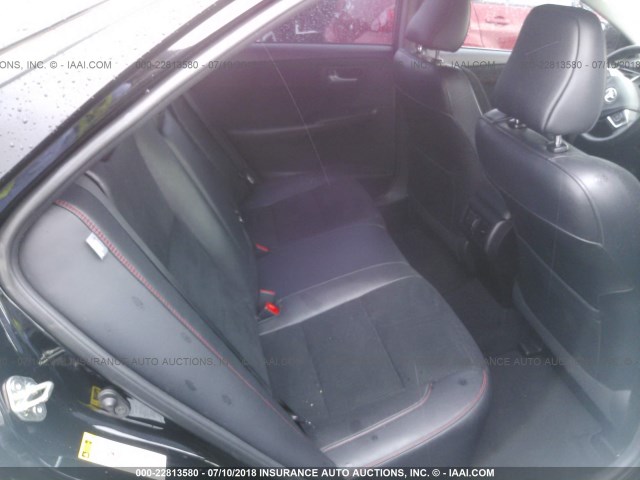 4T1BF1FK8FU986753 - 2015 TOYOTA CAMRY LE/XLE/SE/XSE BLACK photo 8