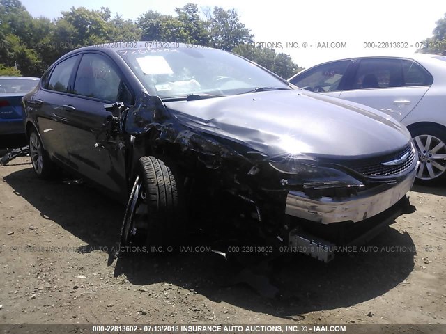 1C3CCCBB1FN705233 - 2015 CHRYSLER 200 S GRAY photo 1