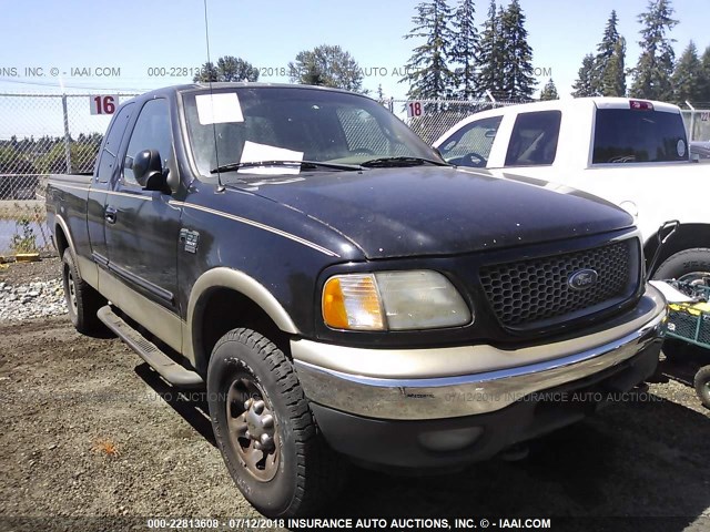 2FTPX18L6YCB18928 - 2000 FORD F150 BLACK photo 1