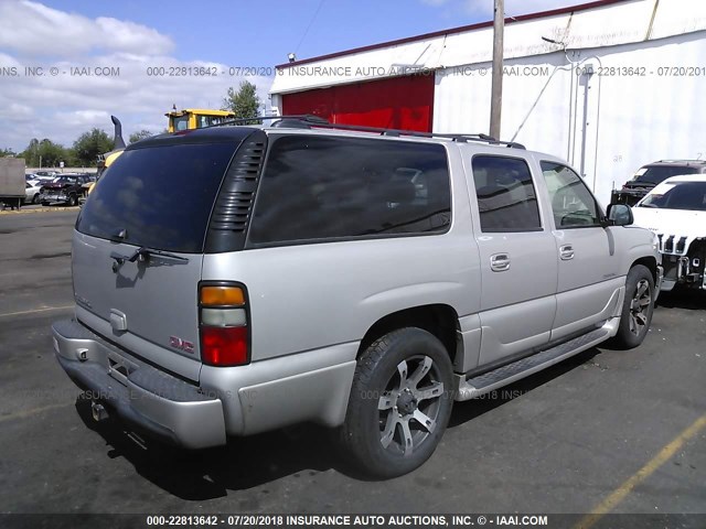 1GKFK66U46J121509 - 2006 GMC YUKON XL DENALI RED photo 4