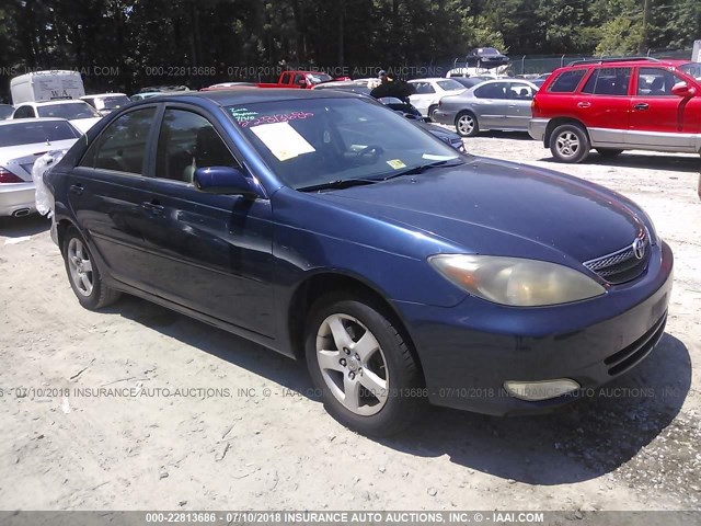 JTDBF30K120024238 - 2002 TOYOTA CAMRY LE/XLE/SE 蓝色 照片 1