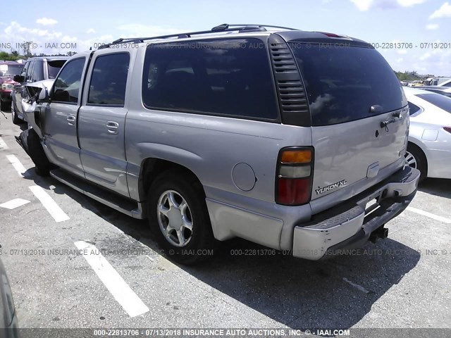 1GKFK66U46J143901 - 2006 GMC YUKON XL DENALI TAN photo 3