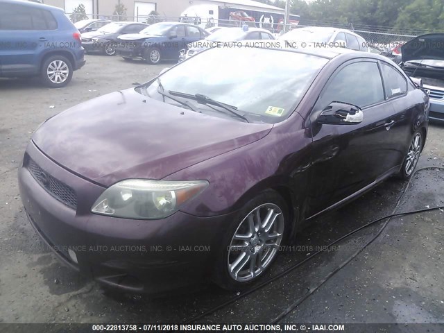 JTKDE167650003501 - 2005 TOYOTA SCION TC 红色 照片 2