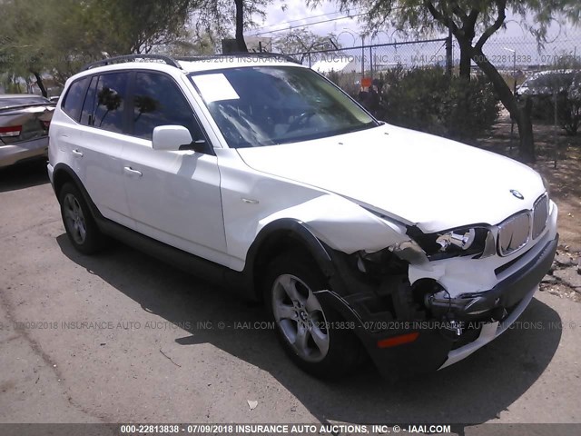 WBXPC93437WJ00354 - 2007 BMW X3 3.0SI WHITE photo 6