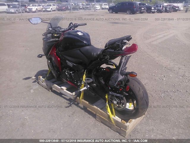 JS1GT7CA7G2100463 - 2016 SUZUKI GSX-S1000F BLACK photo 3