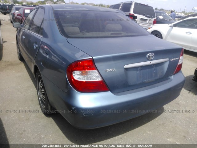 4T1BE32K44U818674 - 2004 TOYOTA CAMRY LE/XLE/SE 蓝色 照片 3