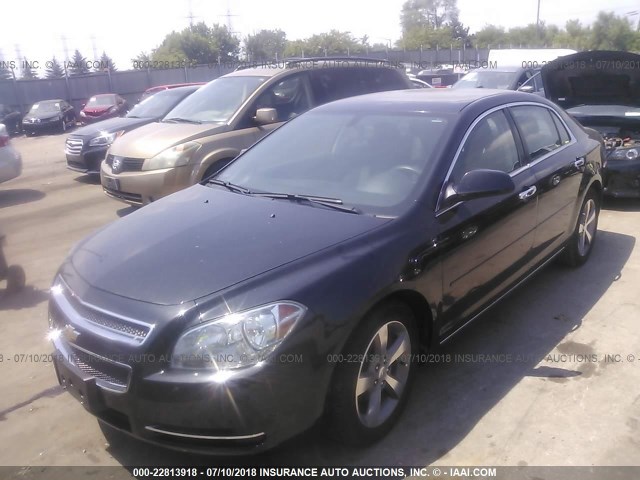 1G1ZC5E08CF134284 - 2012 CHEVROLET MALIBU 1LT GRAY photo 2