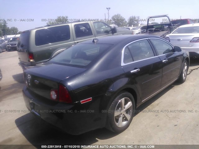 1G1ZC5E08CF134284 - 2012 CHEVROLET MALIBU 1LT GRAY photo 4