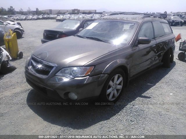 4S4BP62C087303552 - 2008 SUBARU OUTBACK 2.5I LIMITED TAN photo 2