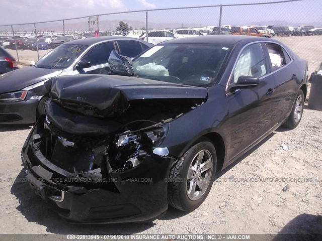 1G11B5SL2EF113898 - 2014 CHEVROLET MALIBU LS 黑色 照片 2