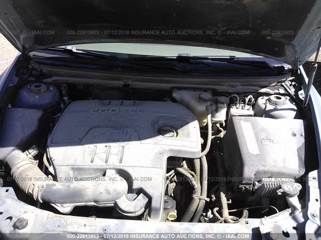 1G1ZG57B584296735 - 2008 CHEVROLET MALIBU LS BLUE photo 10