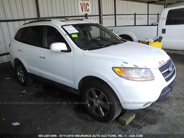 5NMSH73E18H191439 - 2008 HYUNDAI SANTA FE SE/LIMITED WHITE photo 1