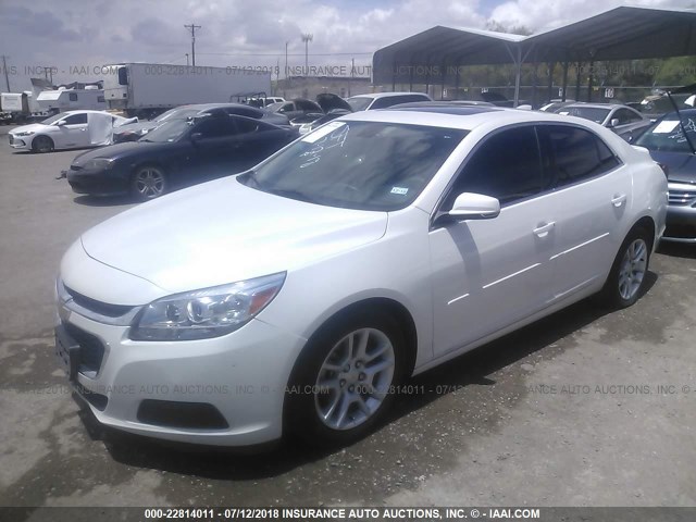 1G11C5SA5GF118530 - 2016 CHEVROLET MALIBU LIMITED LT WHITE photo 2