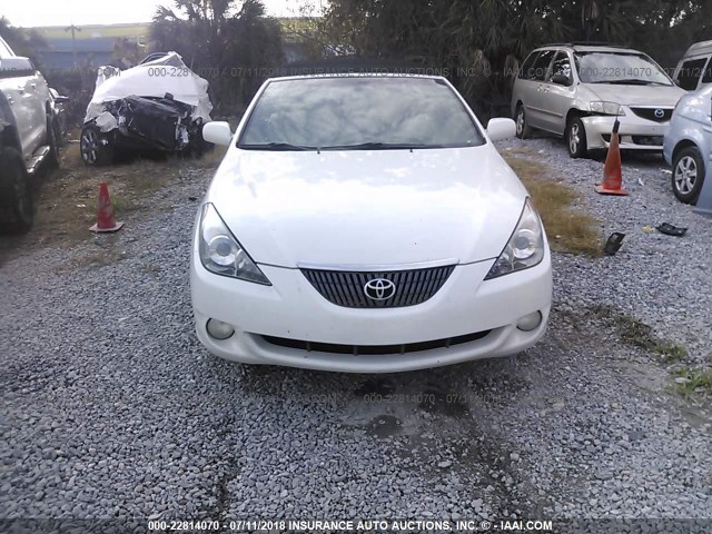 4T1FA38P46U078367 - 2006 TOYOTA CAMRY SOLARA SE/SLE WHITE photo 6