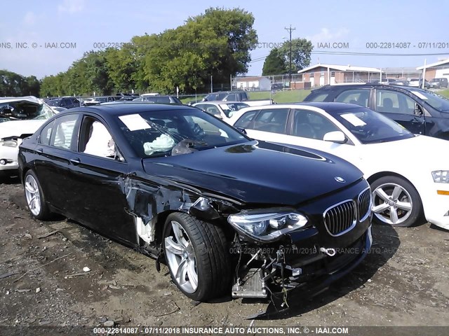 WBAYB6C54ED224621 - 2014 BMW 750 XI BLACK photo 1