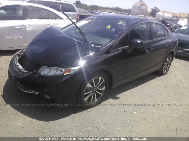 19XFB2F92DE228956 - 2013 HONDA CIVIC EXL 黑色 照片 2