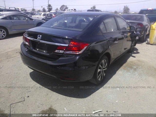 19XFB2F92DE228956 - 2013 HONDA CIVIC EXL 黑色 照片 4