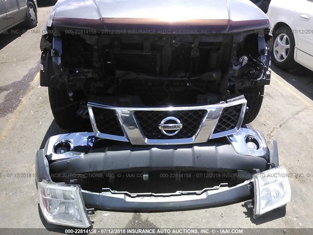 1N6AD07W46C472001 - 2006 NISSAN FRONTIER CREW CAB LE/SE/OFF ROAD GRAY photo 6