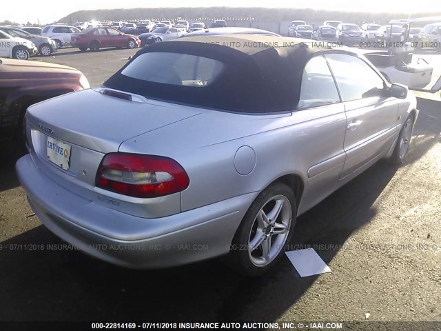 YV1NC53D41J020220 - 2001 VOLVO C70 TURBO SILVER photo 4