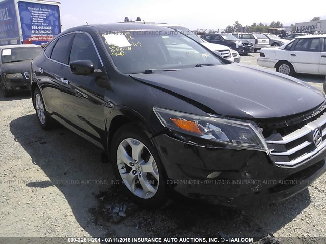 5J6TF2H55CL003674 - 2012 HONDA CROSSTOUR EXL შავი ფოტო 1
