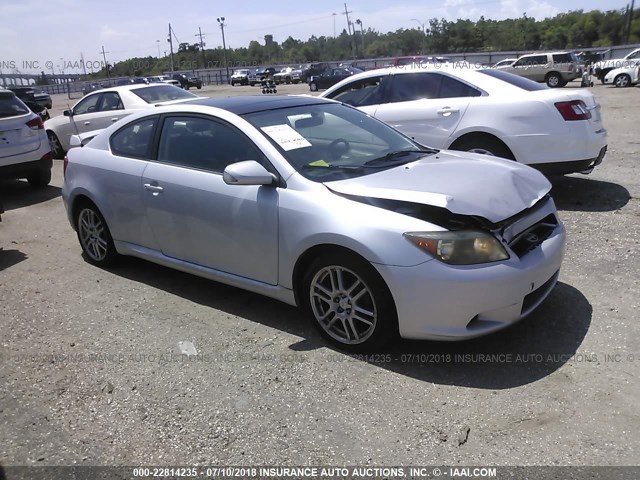 JTKDE177150057867 - 2005 TOYOTA SCION TC SILVER photo 1