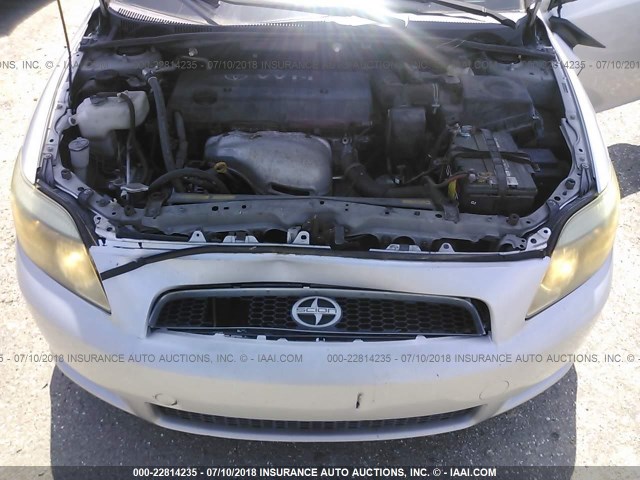 JTKDE177150057867 - 2005 TOYOTA SCION TC 银色 照片 10