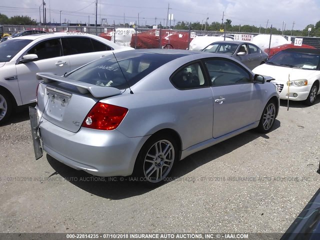 JTKDE177150057867 - 2005 TOYOTA SCION TC 银色 照片 4
