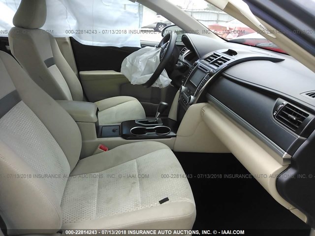 4T4BF1FK6DR327184 - 2013 TOYOTA CAMRY L/SE/LE/XLE 绿色 照片 5