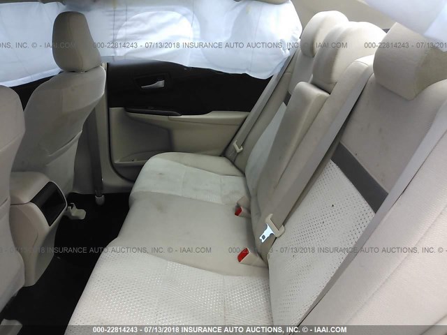 4T4BF1FK6DR327184 - 2013 TOYOTA CAMRY L/SE/LE/XLE 绿色 照片 8