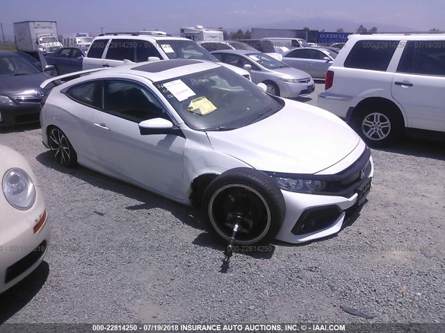 2HGFC3A58JH750662 - 2018 HONDA CIVIC SI WHITE photo 1