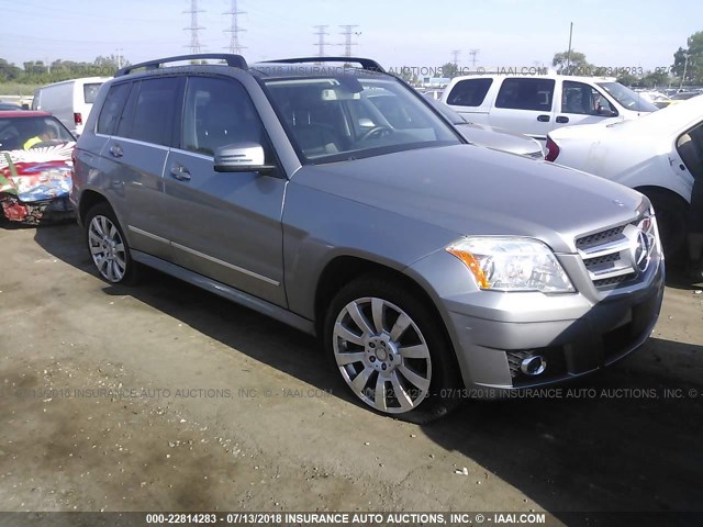 WDCGG8HB7BF578654 - 2011 MERCEDES-BENZ GLK 350 4MATIC GRAY photo 1