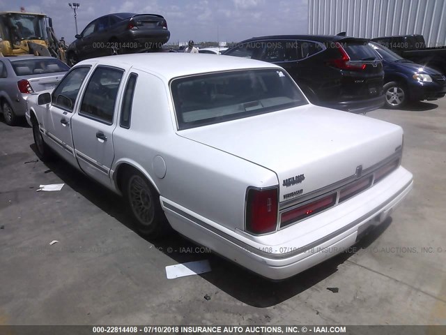 1LNLM81W3VY733084 - 1997 LINCOLN TOWN CAR EXECUTIVE WHITE photo 3