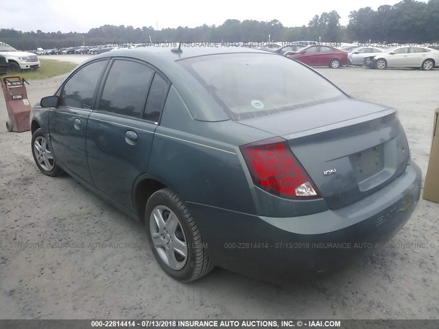 1G8AZ58F47Z200248 - 2007 SATURN ION LEVEL 2 GREEN photo 3