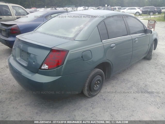 1G8AZ58F47Z200248 - 2007 SATURN ION LEVEL 2 GREEN photo 4