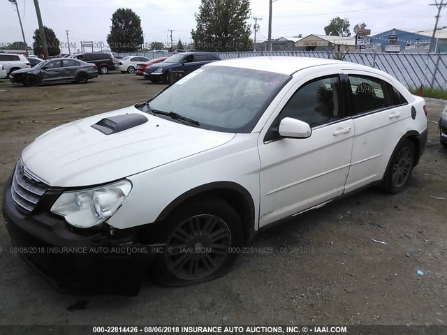 1C3LC56RX7N553618 - 2007 CHRYSLER SEBRING TOURING WHITE photo 2