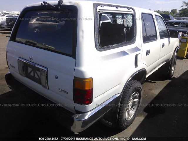 JT3VN39W5P0105812 - 1993 TOYOTA 4RUNNER VN39 SR5 WHITE photo 4