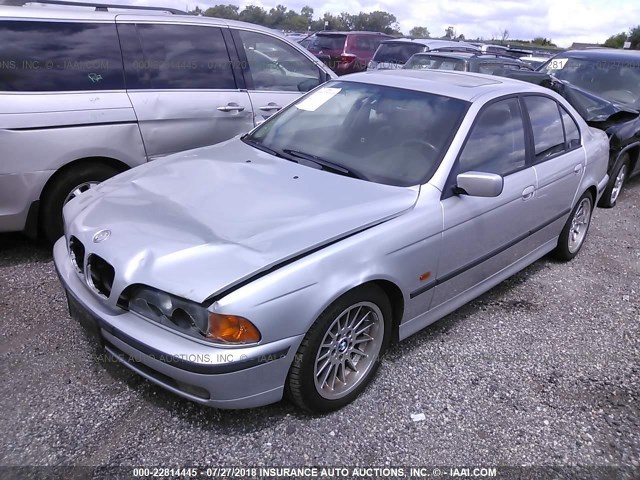 WBADN6340XGM64215 - 1999 BMW 540 I AUTOMATIC SILVER photo 2