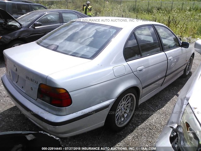 WBADN6340XGM64215 - 1999 BMW 540 I AUTOMATIC SILVER photo 4