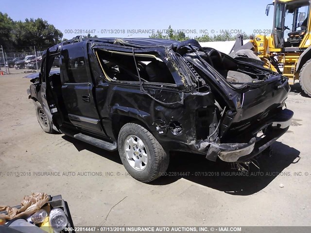 1GKFK16Z74R193365 - 2004 GMC YUKON XL K1500 BLACK photo 3