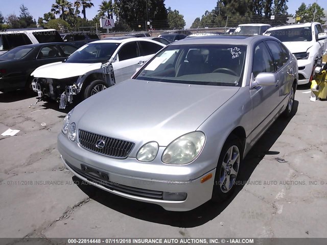 JT8BD69S530178560 - 2003 LEXUS GS 300 SILVER photo 2