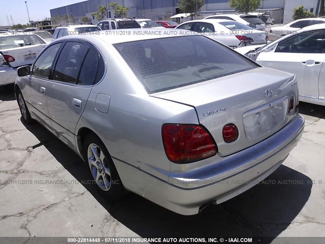 JT8BD69S530178560 - 2003 LEXUS GS 300 SILVER photo 3