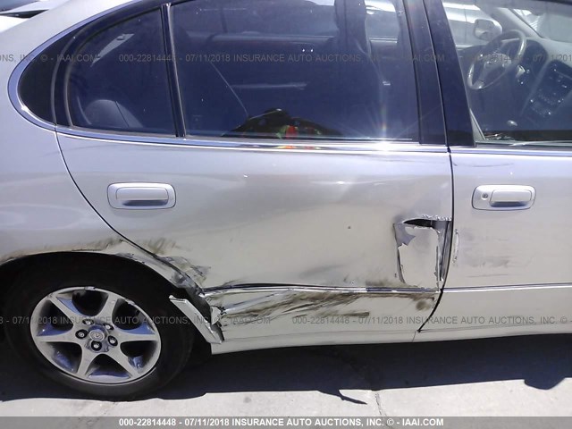 JT8BD69S530178560 - 2003 LEXUS GS 300 SILVER photo 6