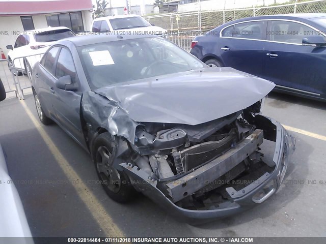 1G2ZF57B084165954 - 2008 PONTIAC G6 VALUE LEADER/BASE GRAY photo 1